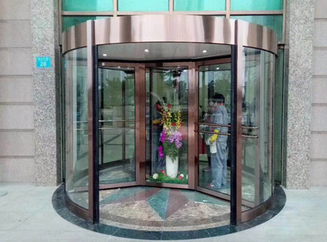 杭州臨空大酒店旋轉(zhuǎn)門工程